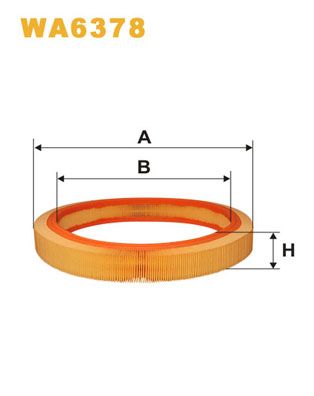 Obrázok Vzduchový filter WIX FILTERS  WA6378