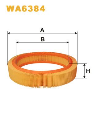 Obrázok Vzduchový filter WIX FILTERS  WA6384