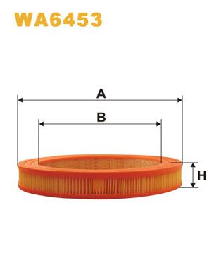 Obrázok Vzduchový filter WIX FILTERS  WA6453