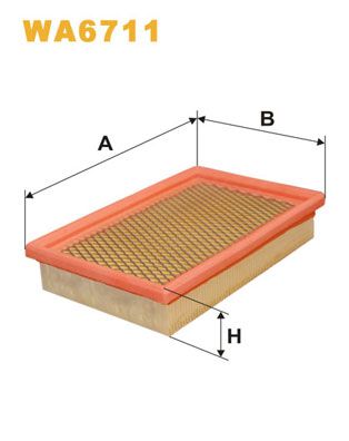 Obrázok Vzduchový filter WIX FILTERS  WA6711