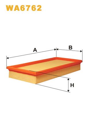 Obrázok Vzduchový filter WIX FILTERS  WA6762