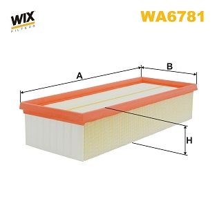 Obrázok Vzduchový filter WIX FILTERS  WA6781