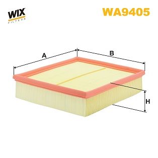 Obrázok Vzduchový filter WIX FILTERS  WA9405