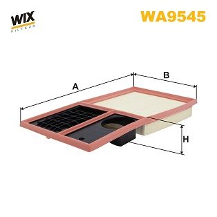 Obrázok Vzduchový filter WIX FILTERS  WA9545