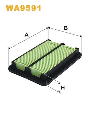 Obrázok Vzduchový filter WIX FILTERS  WA9591
