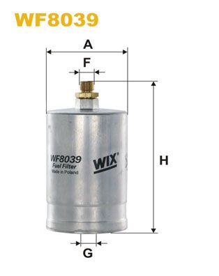 Obrázok Palivový filter WIX FILTERS  WF8039