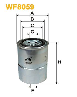 Obrázok Palivový filter WIX FILTERS  WF8059