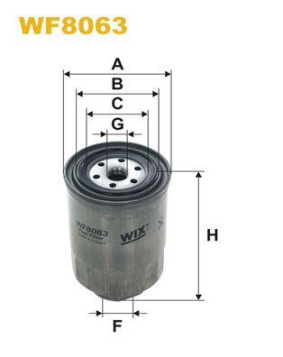 Obrázok Palivový filter WIX FILTERS  WF8063