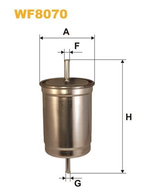 Obrázok Palivový filter WIX FILTERS  WF8070