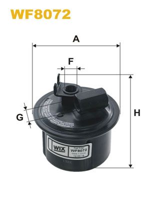 Obrázok Palivový filter WIX FILTERS  WF8072