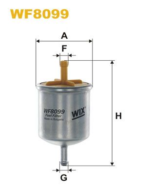 Obrázok Palivový filter WIX FILTERS  WF8099