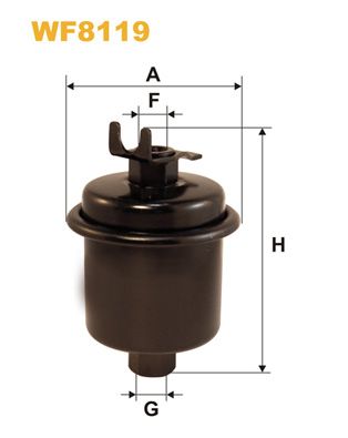 Obrázok Palivový filter WIX FILTERS  WF8119