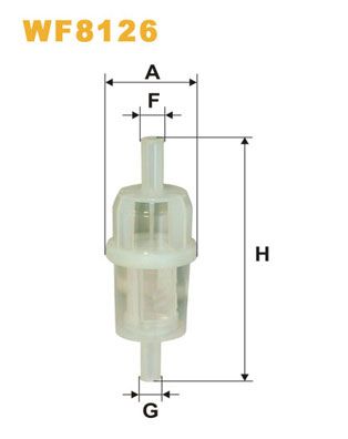 Obrázok Palivový filter WIX FILTERS  WF8126