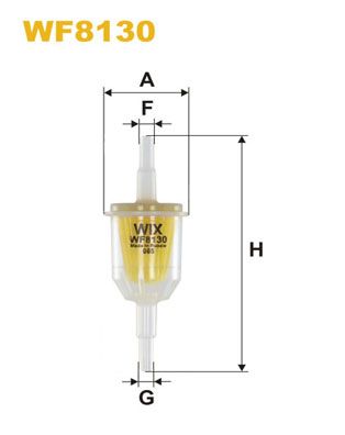 Obrázok Palivový filter WIX FILTERS  WF8130