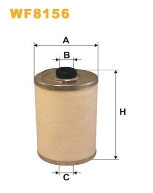 Obrázok Palivový filter WIX FILTERS  WF8156
