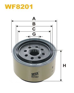 Obrázok Palivový filter WIX FILTERS  WF8201
