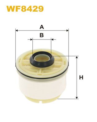 Obrázok Palivový filter WIX FILTERS  WF8429