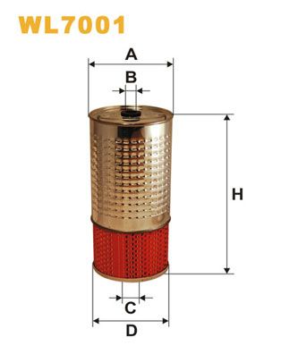 Obrázok Olejový filter WIX FILTERS  WL7001