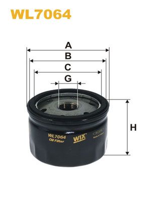 Obrázok Olejový filter WIX FILTERS  WL7064