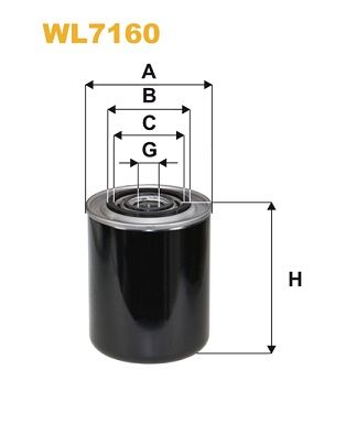 Obrázok Olejový filter WIX FILTERS  WL7160