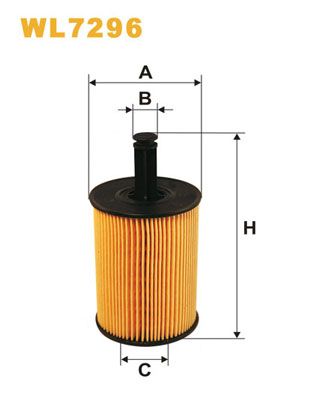 Obrázok Olejový filter WIX FILTERS  WL7296