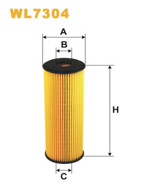 Obrázok Olejový filter WIX FILTERS  WL7304