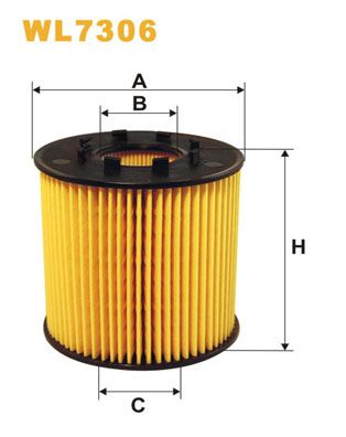 Obrázok Olejový filter WIX FILTERS  WL7306