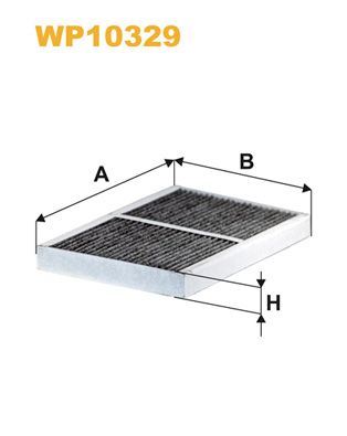 Obrázok Filter vnútorného priestoru WIX FILTERS  WP10329