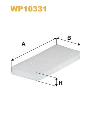 Obrázok Filter vnútorného priestoru WIX FILTERS  WP10331