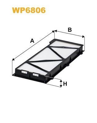 Obrázok Filter vnútorného priestoru WIX FILTERS  WP6806