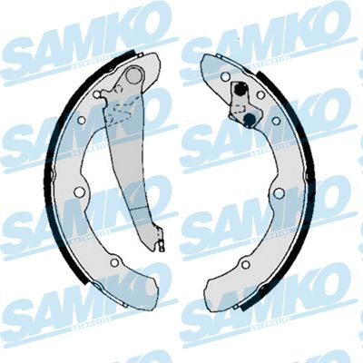 Obrázok Sada brzdových čeľustí SAMKO  80150