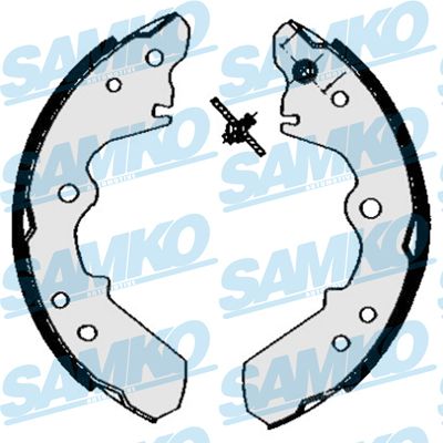Obrázok Sada brzdových čeľustí SAMKO  85520