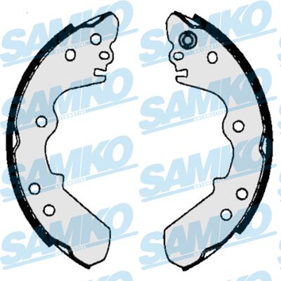Obrázok Sada brzdových čeľustí SAMKO  86340