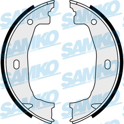 Obrázok Sada brzd. čeľustí parkov. brzdy SAMKO  88100
