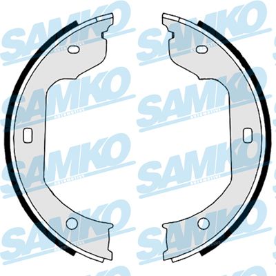 Obrázok Sada brzd. čeľustí parkov. brzdy SAMKO  89110