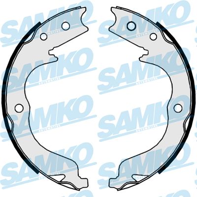 Obrázok Sada brzd. čeľustí parkov. brzdy SAMKO  89860