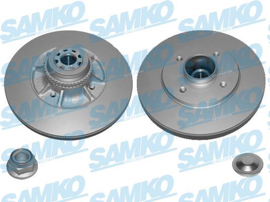 Obrázok Brzdový kotúč SAMKO LPR HUB BRAKE DISC LINE - FULL COATED R1035PRCA