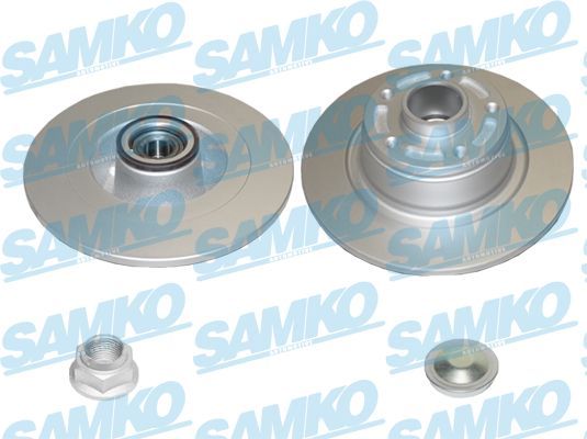 Obrázok Brzdový kotúč SAMKO LPR HUB BRAKE DISC LINE - FULL COATED R1082PRCA