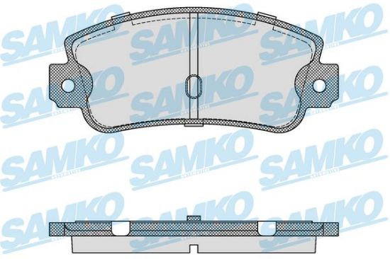 Obrázok Sada brzdových platničiek kotúčovej brzdy SAMKO  5SP106