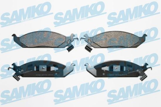 Obrázok Sada brzdových platničiek kotúčovej brzdy SAMKO  5SP1519