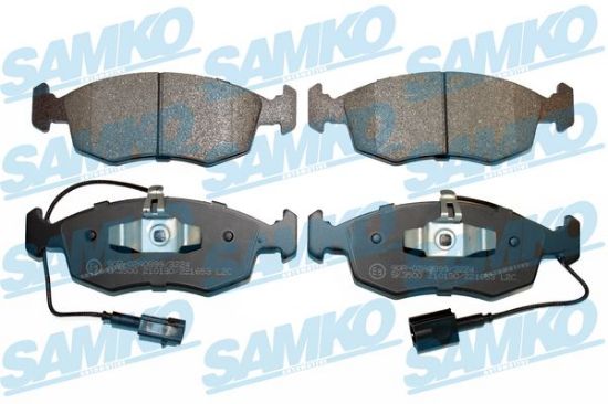 Obrázok Sada brzdových platničiek kotúčovej brzdy SAMKO  5SP1653