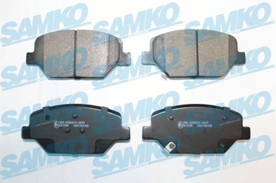 Obrázok Sada brzdových platničiek kotúčovej brzdy SAMKO  5SP2108