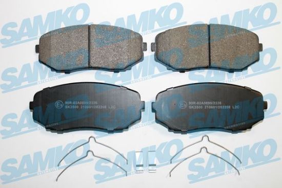 Obrázok Sada brzdových platničiek kotúčovej brzdy SAMKO  5SP2208