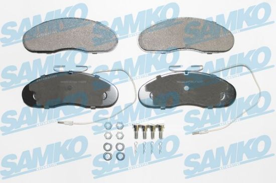 Obrázok Sada brzdových platničiek kotúčovej brzdy SAMKO  5SP580