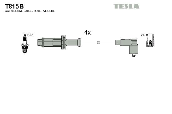 Obrázok Sada zapaľovacích káblov TESLA  T815B