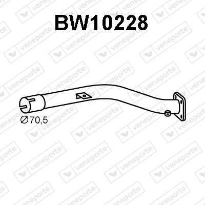 Obrázok Výfukové potrubie VENEPORTE  BW10228