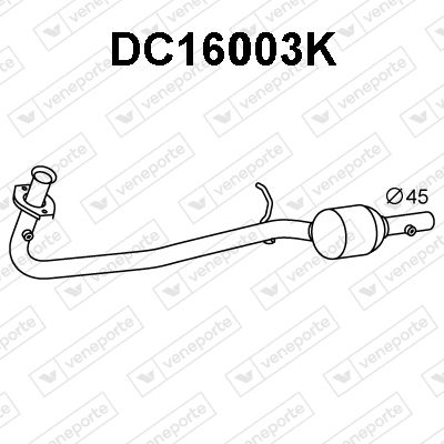 Obrázok Katalyzátor VENEPORTE  DC16003K