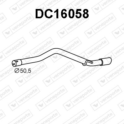 Obrázok Výfukové potrubie VENEPORTE  DC16058