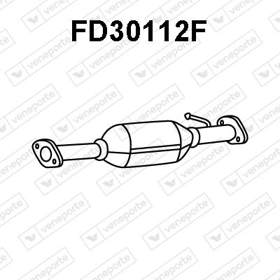Obrázok Filter sadzí/pevných častíc výfukového systému VENEPORTE  FD30112F