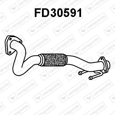 Obrázok Výfukové potrubie VENEPORTE  FD30591